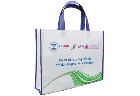 Túi vải không dệt ép nhiệt quai xách – “Vải không dệt Kinh Bắc”