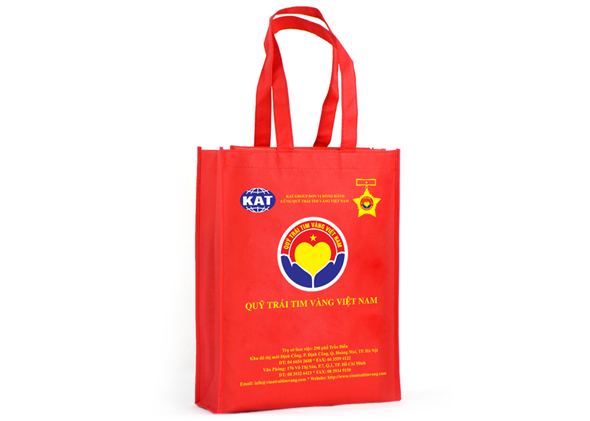 Túi vải không dệt ép nhiệt quai xách – “Vải không dệt Kinh Bắc”