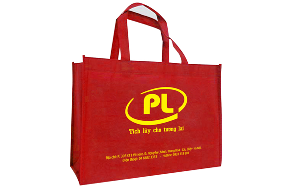 Túi vải không dệt ép nhiệt quai xách – “Vải không dệt Kinh Bắc”