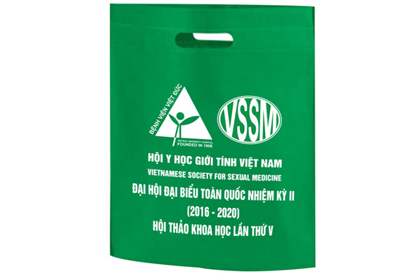 Túi vải không dệt ép nhiệt đục lỗ - “Vải không dệt Kinh Bắc”