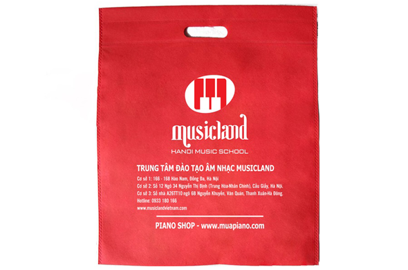 Túi vải không dệt ép nhiệt đục lỗ - “Vải không dệt Kinh Bắc”