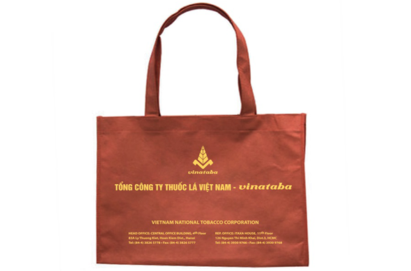 Túi vải không dệt ép nhiệt quai xách - “Vải không dệt Kinh Bắc”