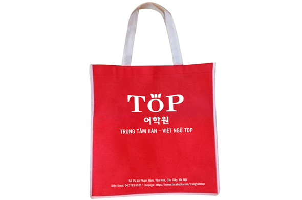 Túi vải không dệt ép nhiệt quai xách - “Vải không dệt Kinh Bắc”