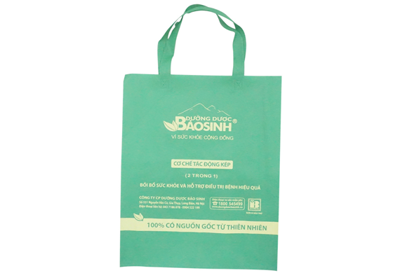 Túi vải không dệt ép nhiệt quai xách – “Vải không dệt Kinh Bắc”