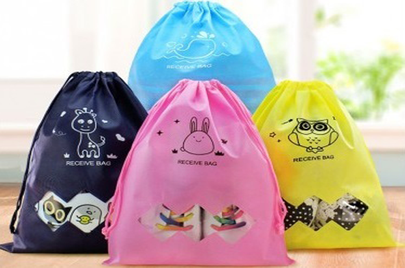 Túi vải không dệt dây rút kiểu dáng đa dạng