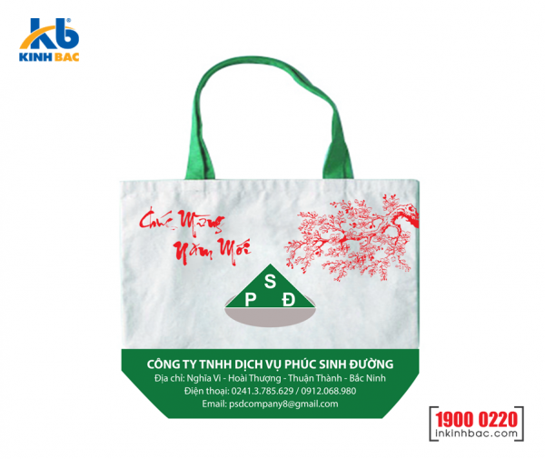 Túi vải đựng lịch tết - TDL09