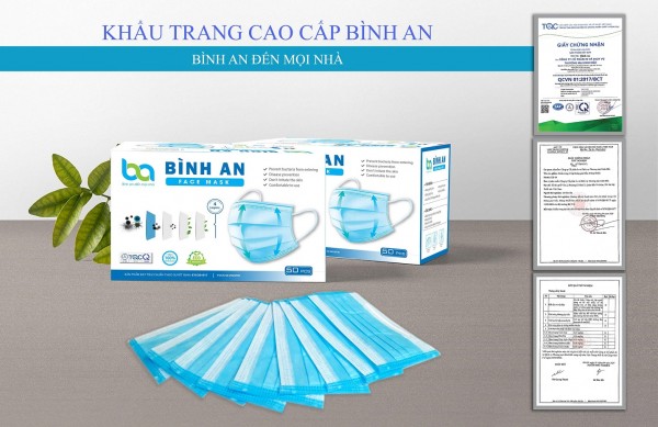 Khẩu trang 4 lớp kháng khuẩn 