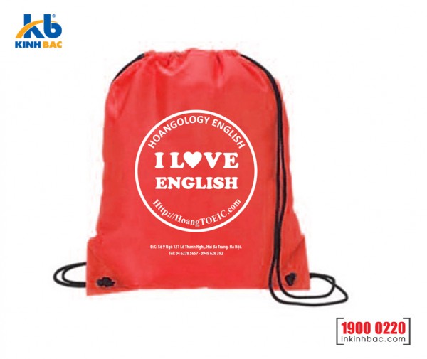 Túi vải không dệt dây rút - TDR015